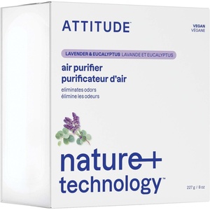image:imageATTITUDE Odor Eliminator with Activated Carbon PlantBased Air Purifier Vegan Pink Grapefruit Scent 8 OuncesLavender  Eucalyptus
