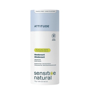 image:imageATTITUDE 48 Hour PlasticFree Deodorant for Sensitive Skin Sweet JasmineFragranceFree